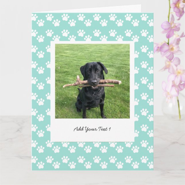 Carte de voeux pliée (Orchidée)