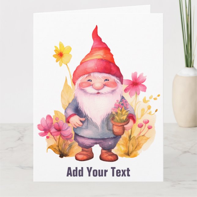 Carte de voeux pliée (Devant)