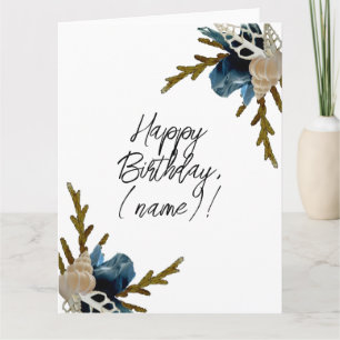 Carte de voeux pliée