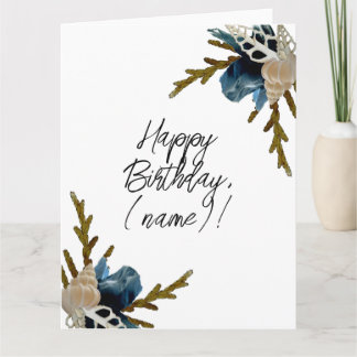 Carte de vœux pliée