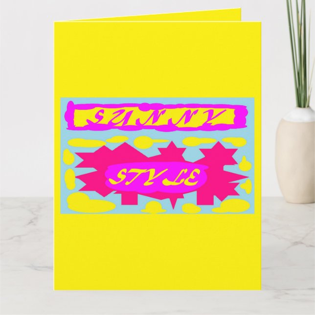 Carte de vœux pliée (Devant)