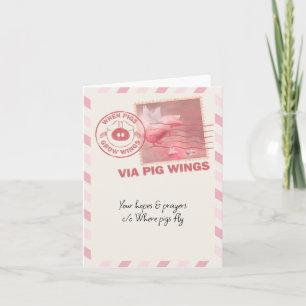 Carte de voeux pliée