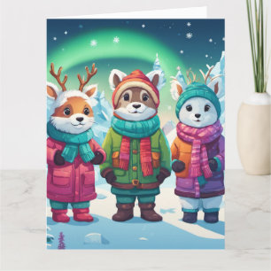 Carte de voeux pliée