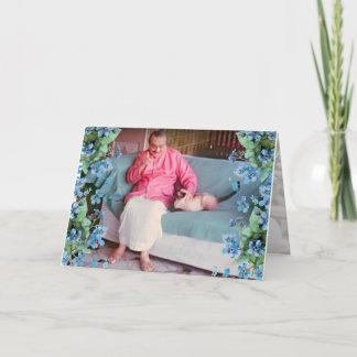 Carte de voeux pliée