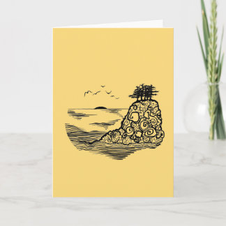 Carte de voeux pliée