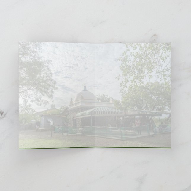 Carte de voeux pliée (Intérieur)