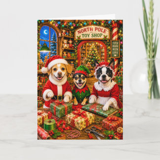 Carte de vœux pliée