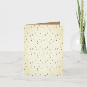 Carte de voeux pliée