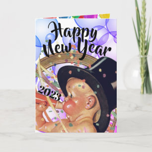 Carte de voeux pliée