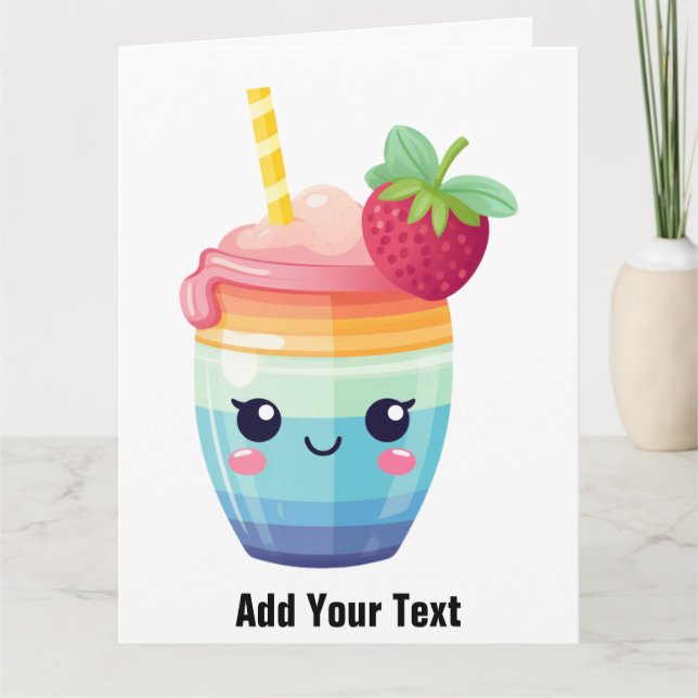 Carte de voeux pliée (Devant)