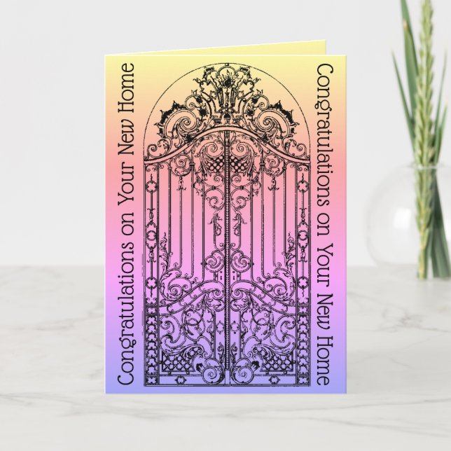 Carte de vœux pliée (Devant)