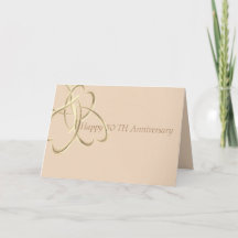 Carte de voeux pliée : 50 e anniversaire
