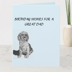 Carte de vœux pliée : Anniversaire super papa