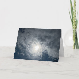 Carte de vœux pliée Beau Ciel