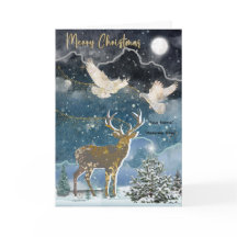 Carte de voeux pliée Boganhues