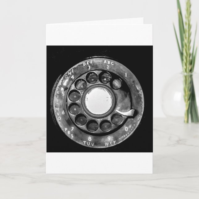 Carte de voeux pliée - Bonjour (Devant)