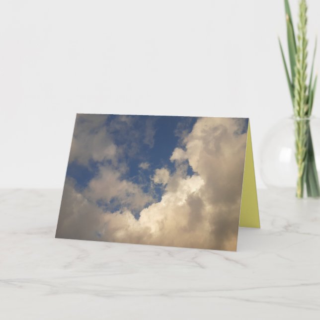 Carte de voeux pliée Cloud#7 (Devant)