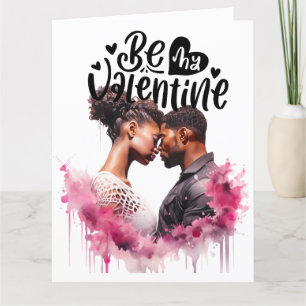 Carte de vœux pliée d'amour