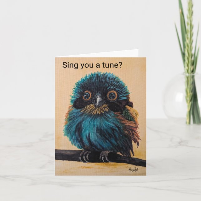 Carte de voeux pliée de 4 po x 5,6 po (Devant)