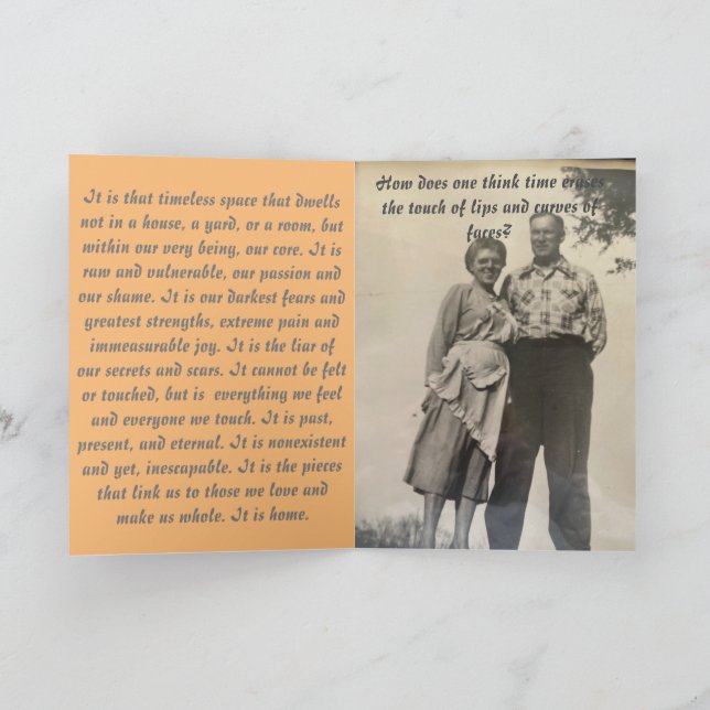 Carte de voeux pliée de 5 po x 7 po (Intérieur)