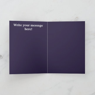 Carte de voeux pliée de l'Aïd Moubarak