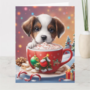 Carte de vœux pliée de Noël