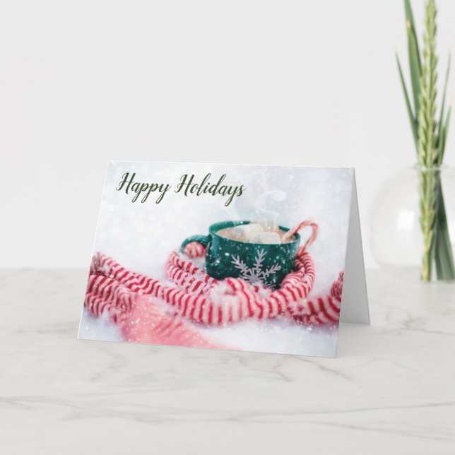 Carte de voeux pliée de Noël (Devant)