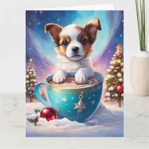 Carte de vœux pliée de Noël