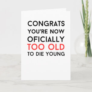 Carte de vœux pliée drôle, cadeau farceur sarcasti