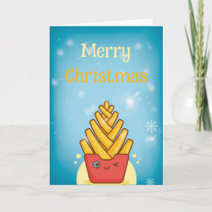 Carte de vœux pliée Funny Merry Christmas