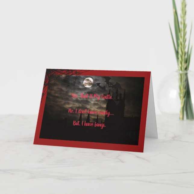 Carte de voeux pliée Halloween Spookfest (Devant)