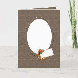 Carte de voeux pliée - Heirloom Modèle photo