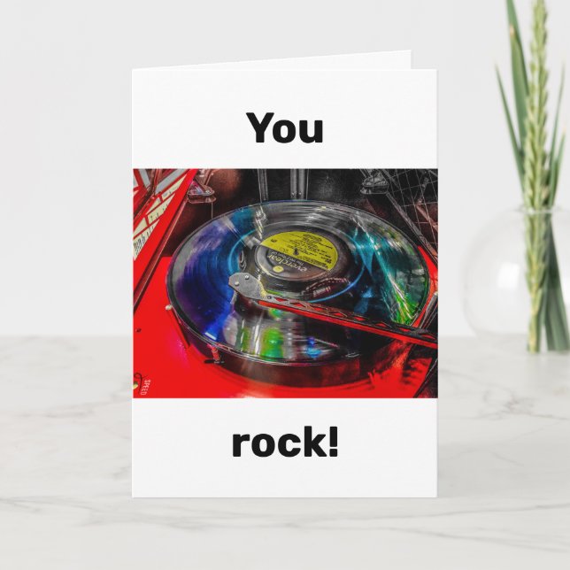 Carte de voeux pliée - Joyeux anniversaire (Devant)