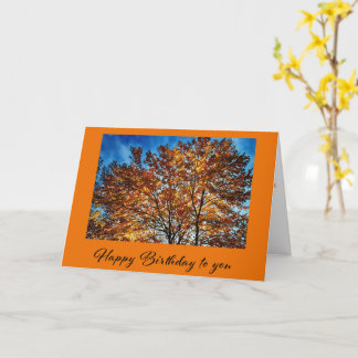 Carte de vœux pliée Joyeux Anniversaire