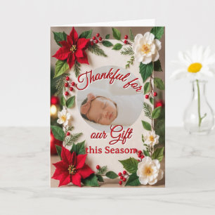 Carte de vœux pliée 'Magie de l'enfance'