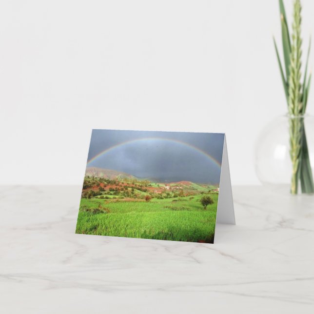 Carte de voeux pliée - Maroc (Devant)