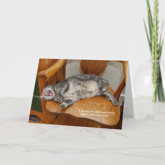 Carte de voeux pliée Nora Quote 7"x5"