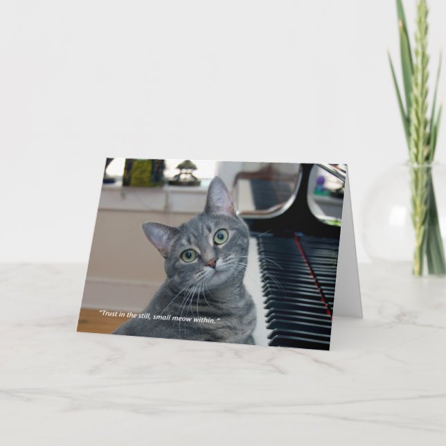 Carte de voeux pliée Nora Quote 7"x5" (Devant)