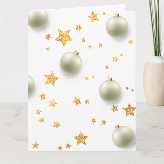 Carte de vœux pliée personnalisée (Devant)