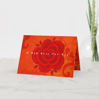 Carte de vœux pliée pour anniversaire de mariage R