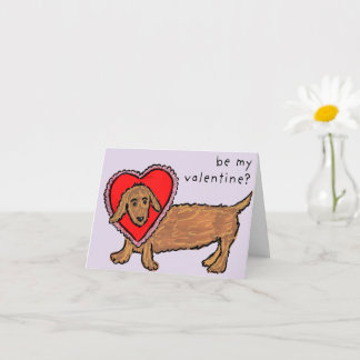Carte de vœux pliée pour l'amour des chiots pour l