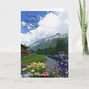 Carte de voeux pliée pour l'anniversaire du Pasteu