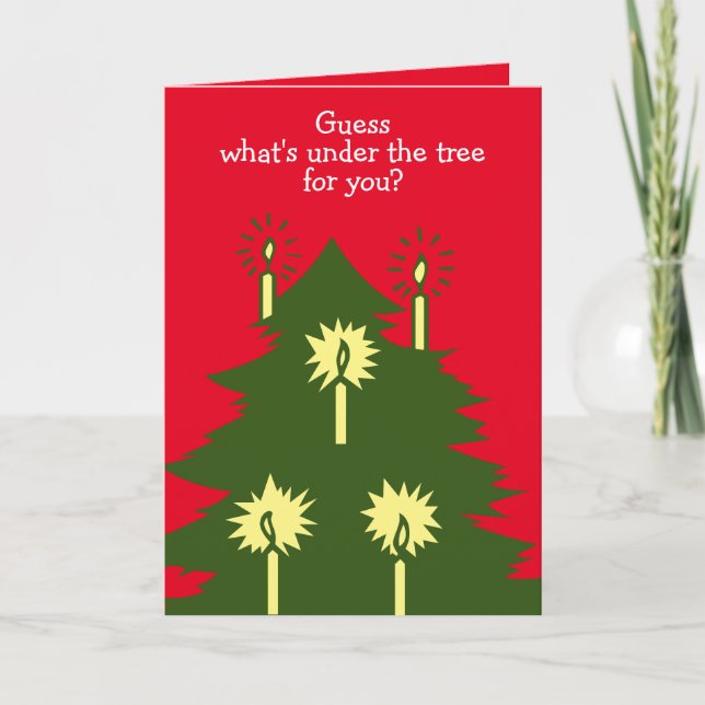 Carte de vœux pliée pour le jeu d'échecs de Noël (Devant)