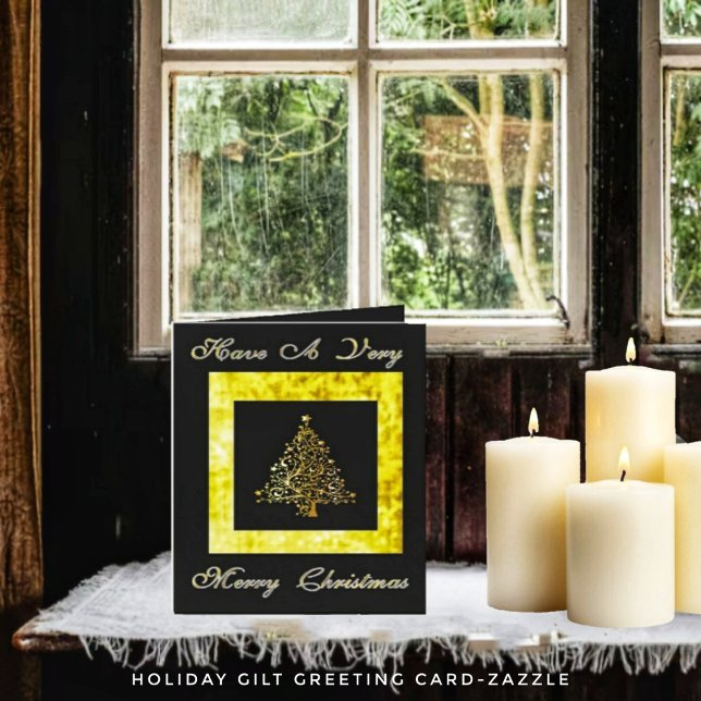 Carte de voeux pliée pour vacances (Créateur téléchargé)