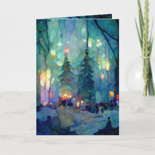 Carte de vœux pliée standard 13 x 18 cm