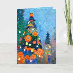 Carte de voeux pliée standard de 5 po x 7 po