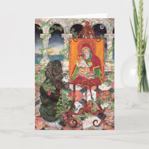 Carte de voeux pliée standard de 5 po x 7 po