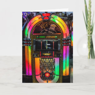 Carte de voeux pliée - Vintage, rétro