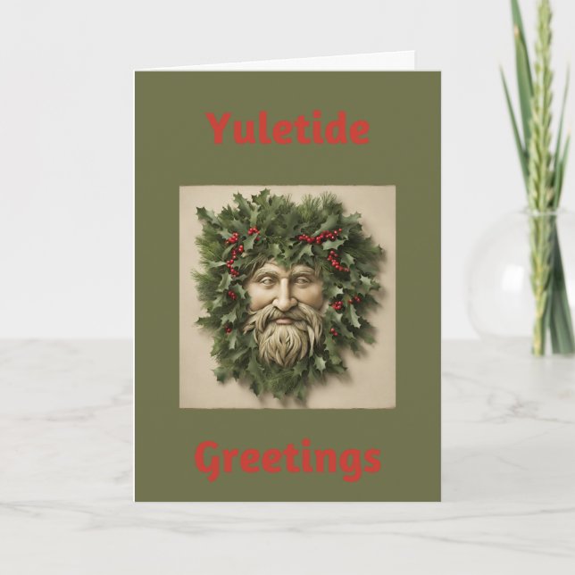 Carte de voeux pliée Yuletide (Devant)
