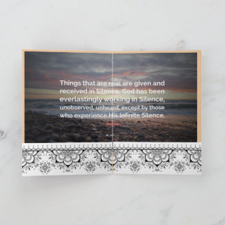 Carte de vœux pliées